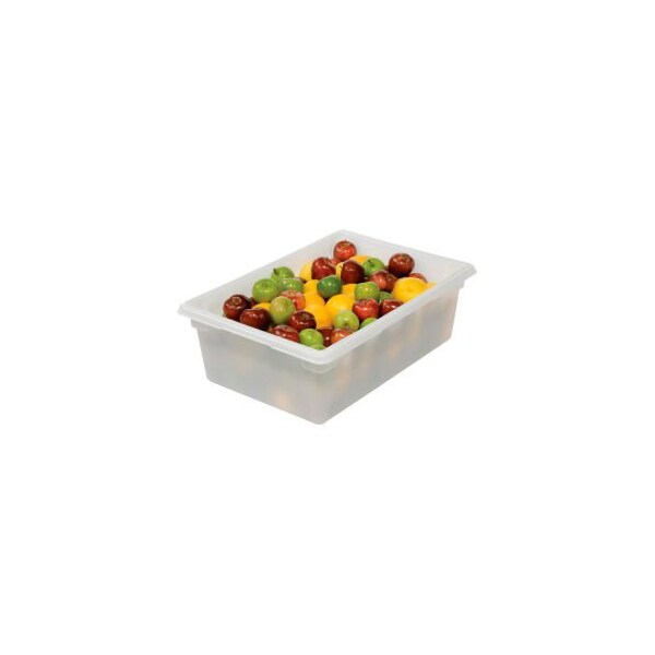 Rubbermaid Commercial Rubbermaid 3500-00 White Plastic Box 12.5 Gallon 18 x 26 x 9 FG350000WHT - main